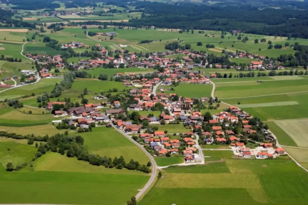 Luftbild von Eberfing
