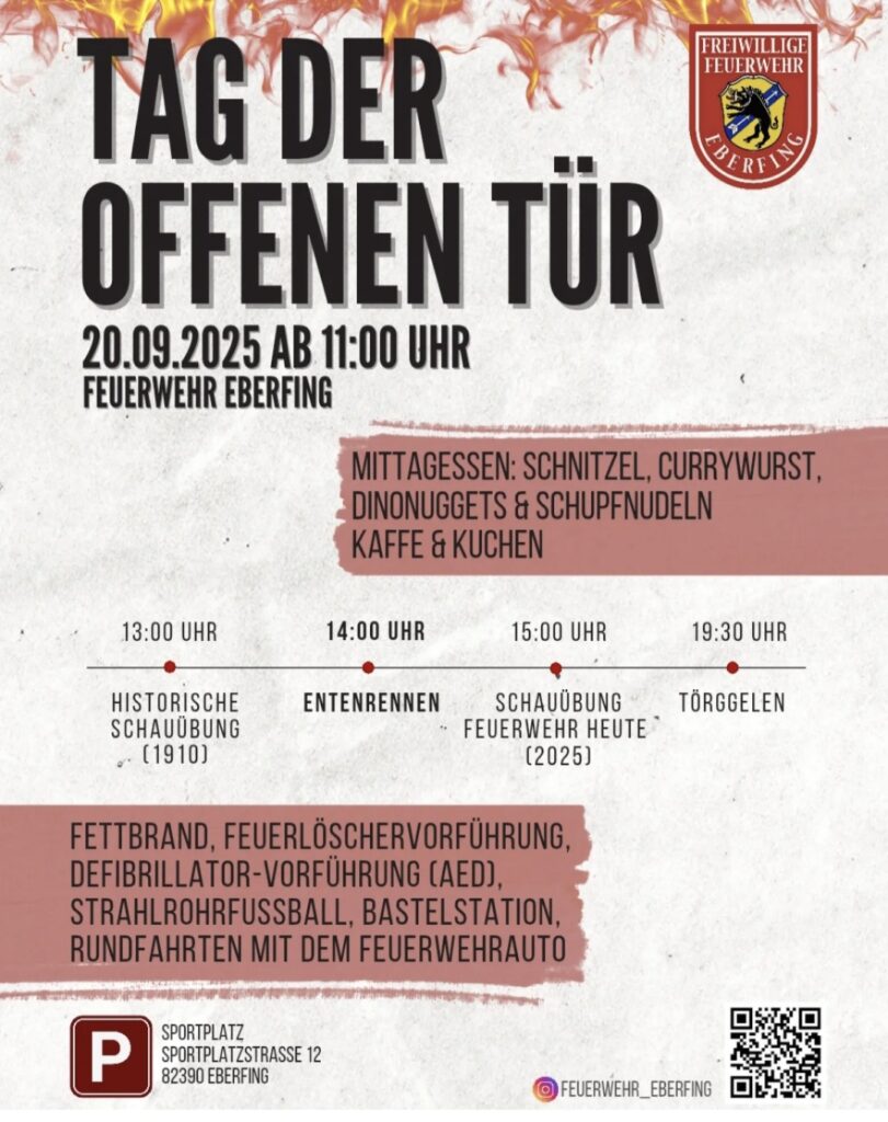 Tag der offenen Tür Feuerwehr Eberfing